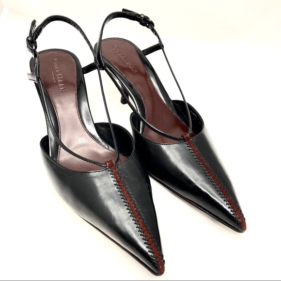 Cole Haan Shoes - NWOT Cole Haan Country Slingback Black & Brown 8.5